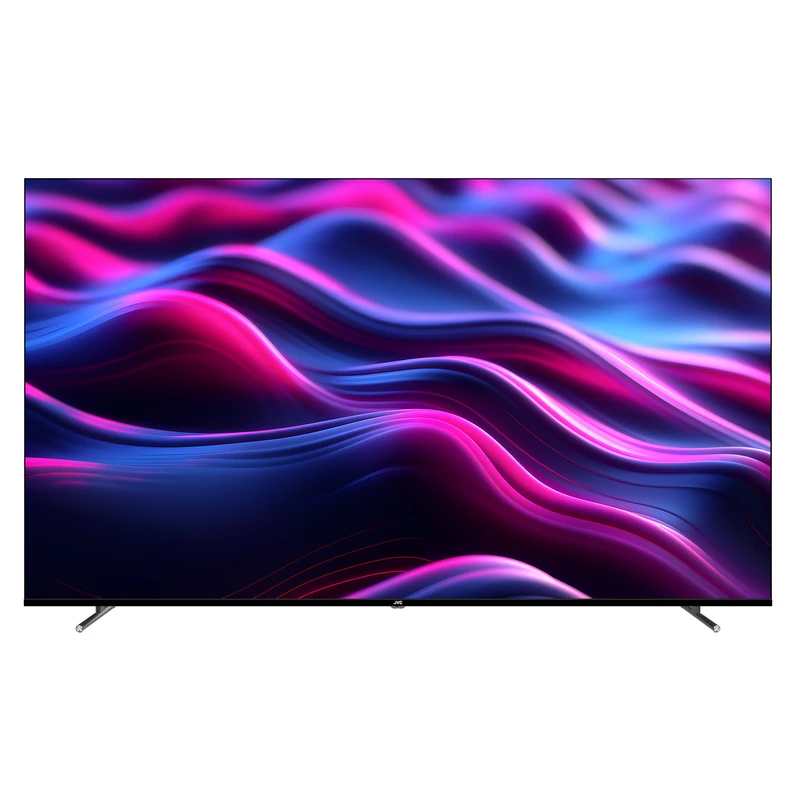 تلویزیون 75 اینچ کیو ال ای دی جی وی سی مدل LT-75NQ7225 با کیفیت تصویر 4K، نرخ تازه‌سازی 144 هرتز، سیستم عامل Google TV، پردازنده چهار هسته‌ای، پشتیبانی HDR10 و دالبی ویژن، سیستم صوتی دالبی اتموس و قابلیت Screen Mirroring
